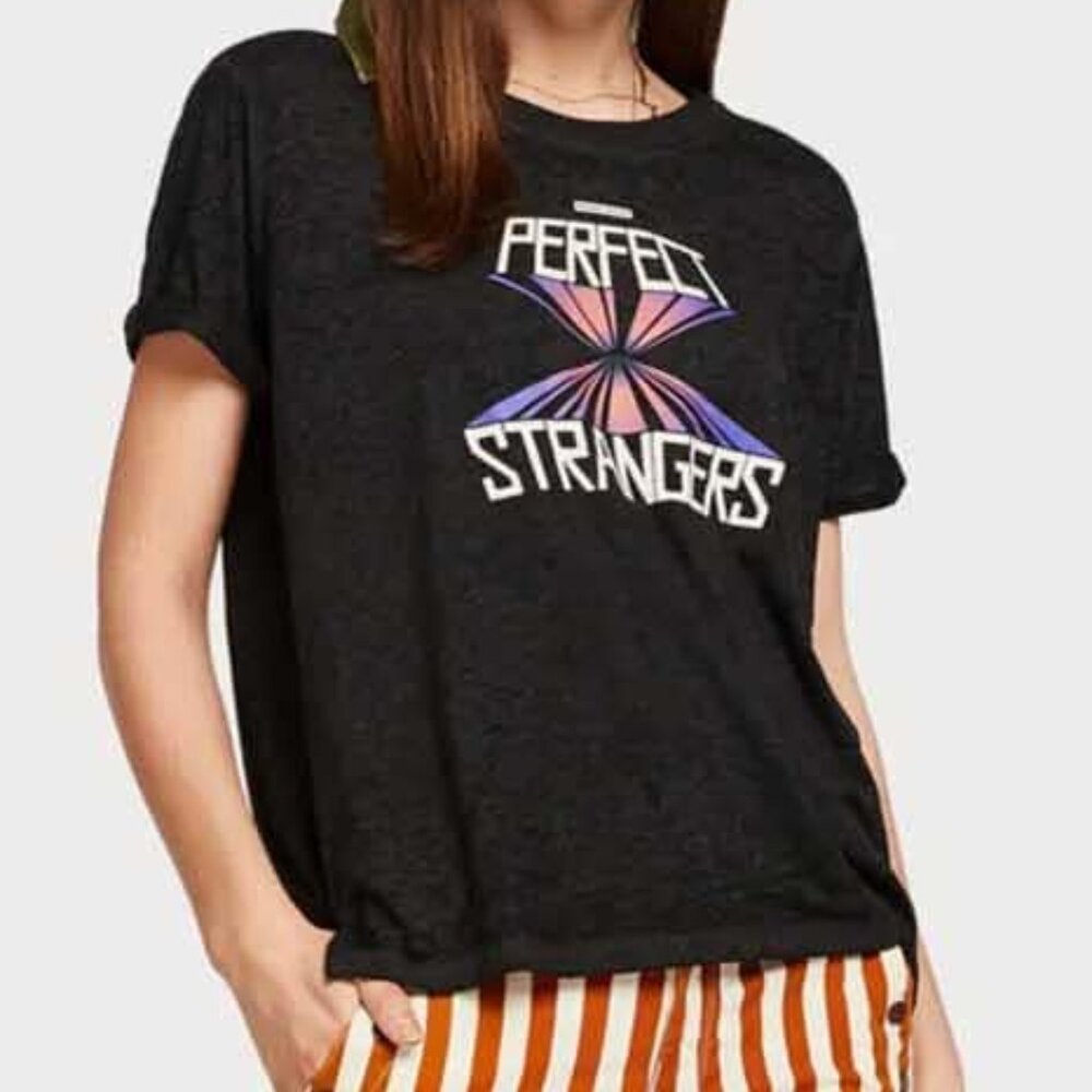 Scotch & Soda XL Maison Scotch Perfect Strangers Dark Heather Grey T-Shirt